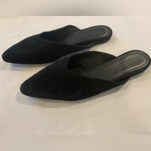 Everlane V Suede Mule in Black Size 9 - Picture 3 of 6